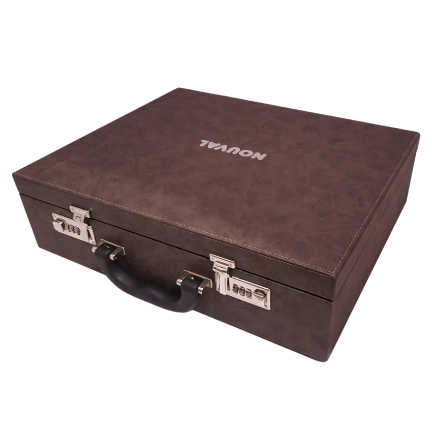 Кейс из экокожи с кодовыми замками