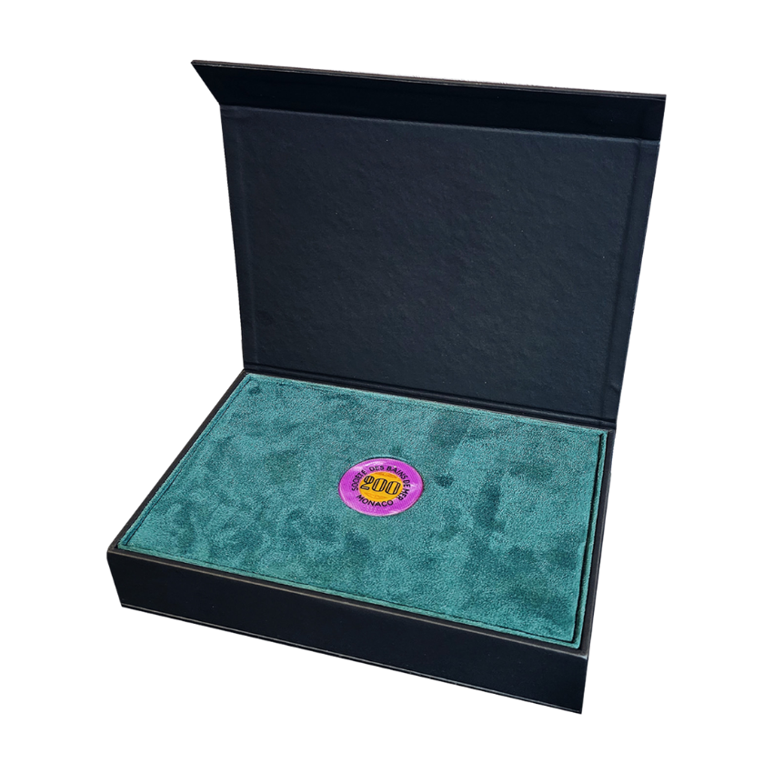 Коробка-кейс из эко-кожи с замшевой отделкой